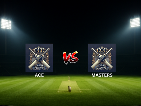 SUNDAY EVENING BATTLE: TEAM CCC ACE TO LOCK HORNS WITH CCC MASTERS ON SUNDAY AT 7:15 PM