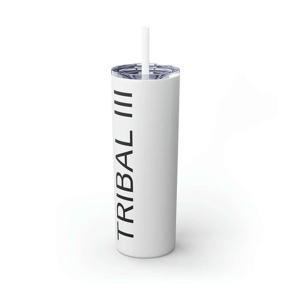 Skinny Tumbler with Straw, 20oz