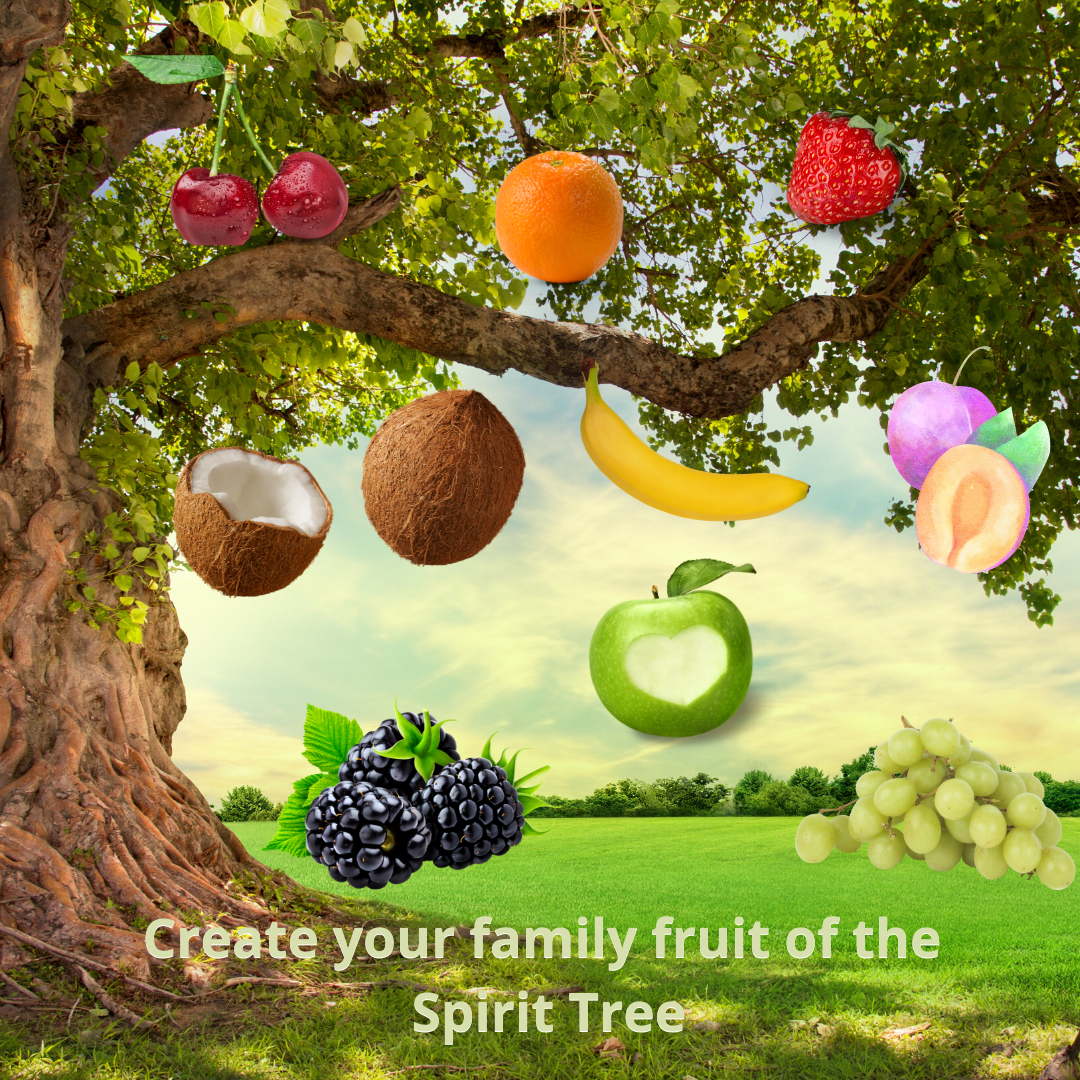 Hello VBS Families! Are you excited to get started learning about the Fruits of the Spirit? Love, Joy, Peace, Patience, Kindness, Goodness, Faithfulness, Gentleness, and Self-Control. We have a warm-up activity for you to do today. Please make your fruit of the Spirit tree so that each night you can add the three fruits we learn about to it. Also, don't forget to paint those rocks so they are ready to go tomorrow night. We have a little introduction to the learning videos so please watch and we will see you on Zoom tomorrow (click the image to view)!