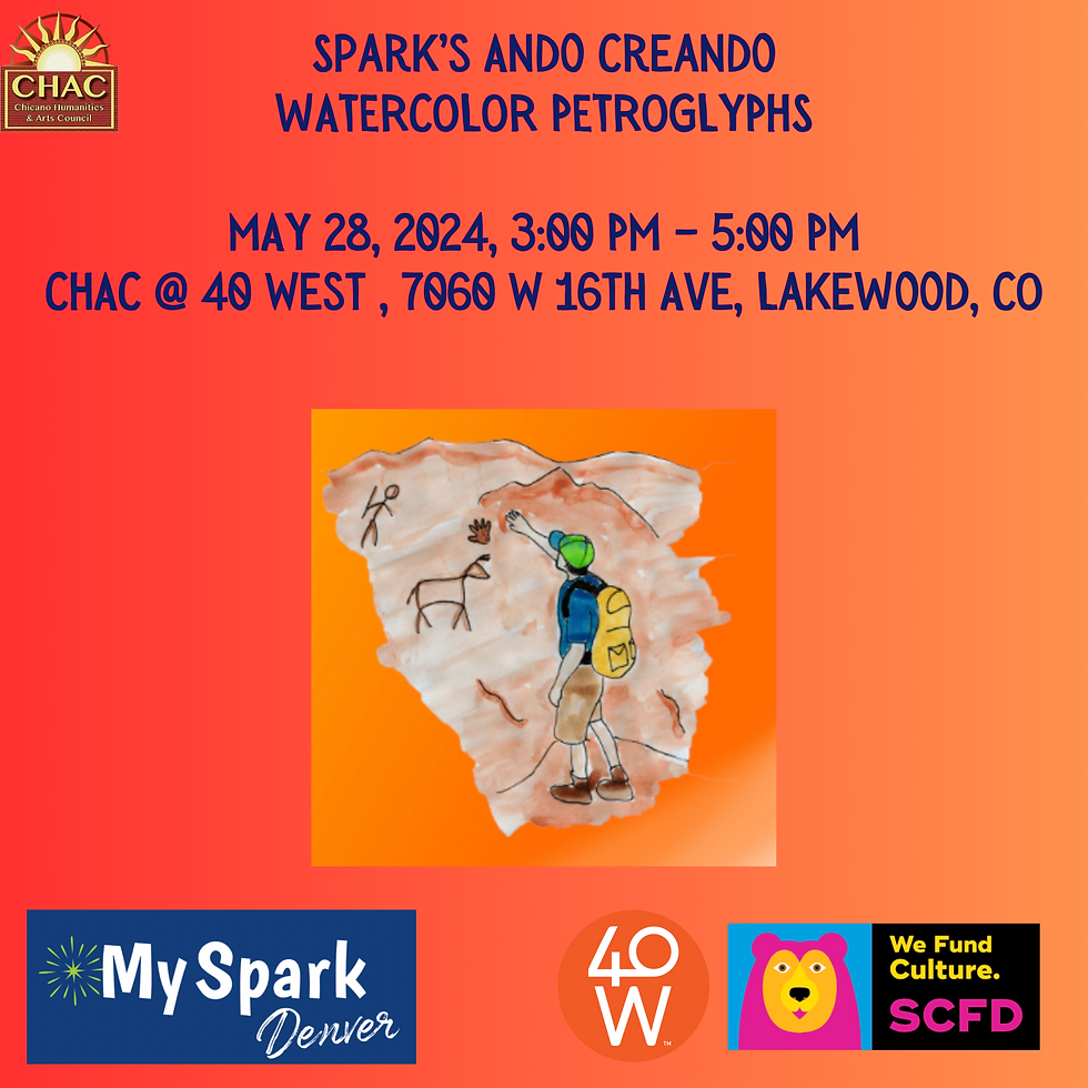 My Spark Denver Students: Watercolor Petroglyphs