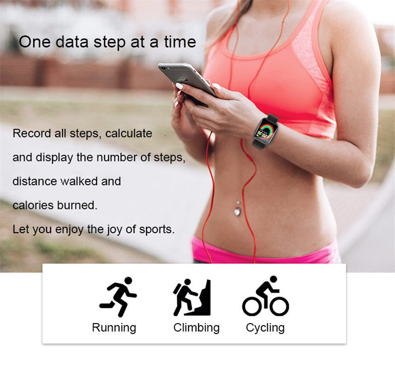 Miniatura: Smart Watch With Bracelet - Black