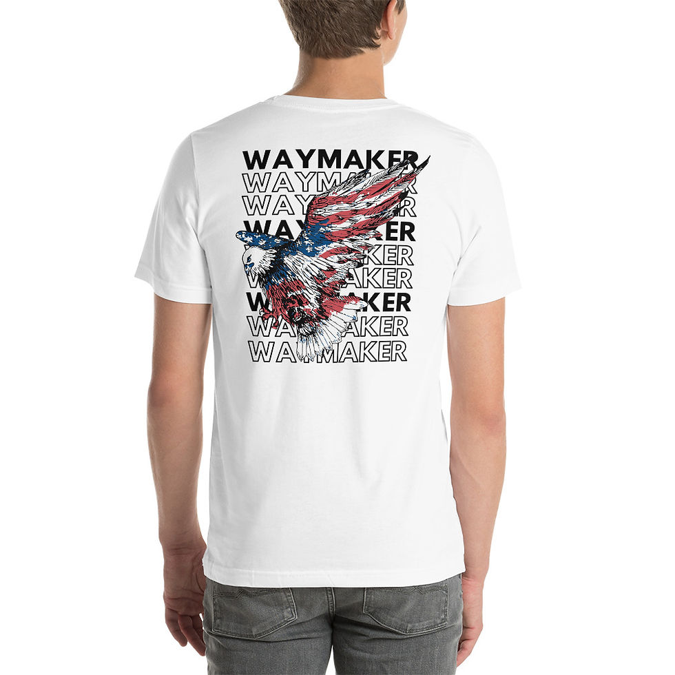 Miniatura: Waymaker Patriotic Tee with logo