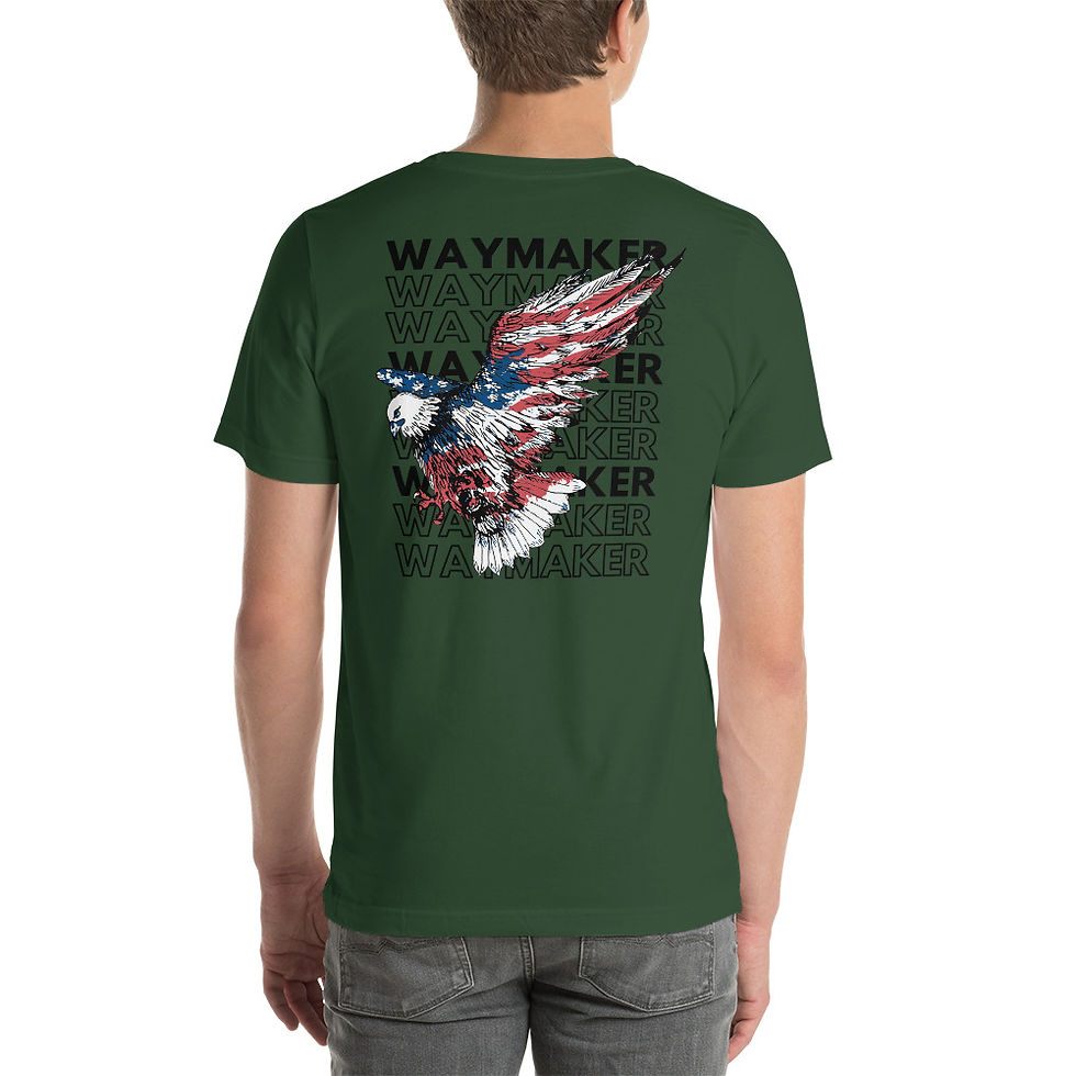 Miniatura: Waymaker Patriotic Tee with logo