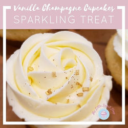 Vanilla Champagne Cupcakes _#mylittleswe