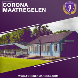 Coronamaatregelen op de club!