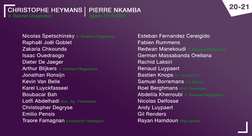 De spelerskern voor 2020-2021!