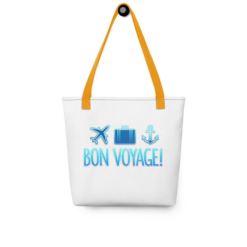 Thumbnail: Bon Voyage Everyday Cotton Tote Bag