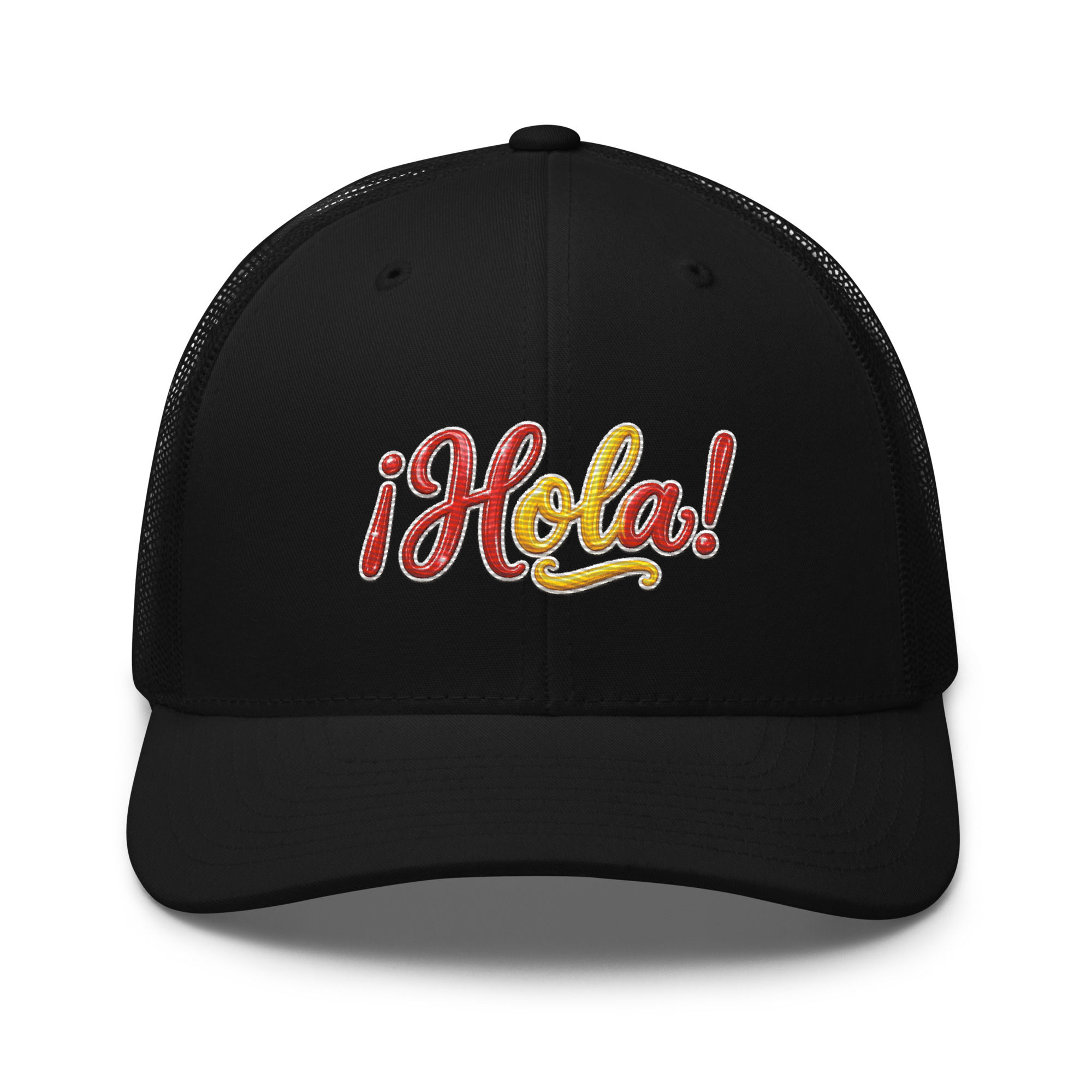 Hola Curved Baseball Cap (Mesh Back)