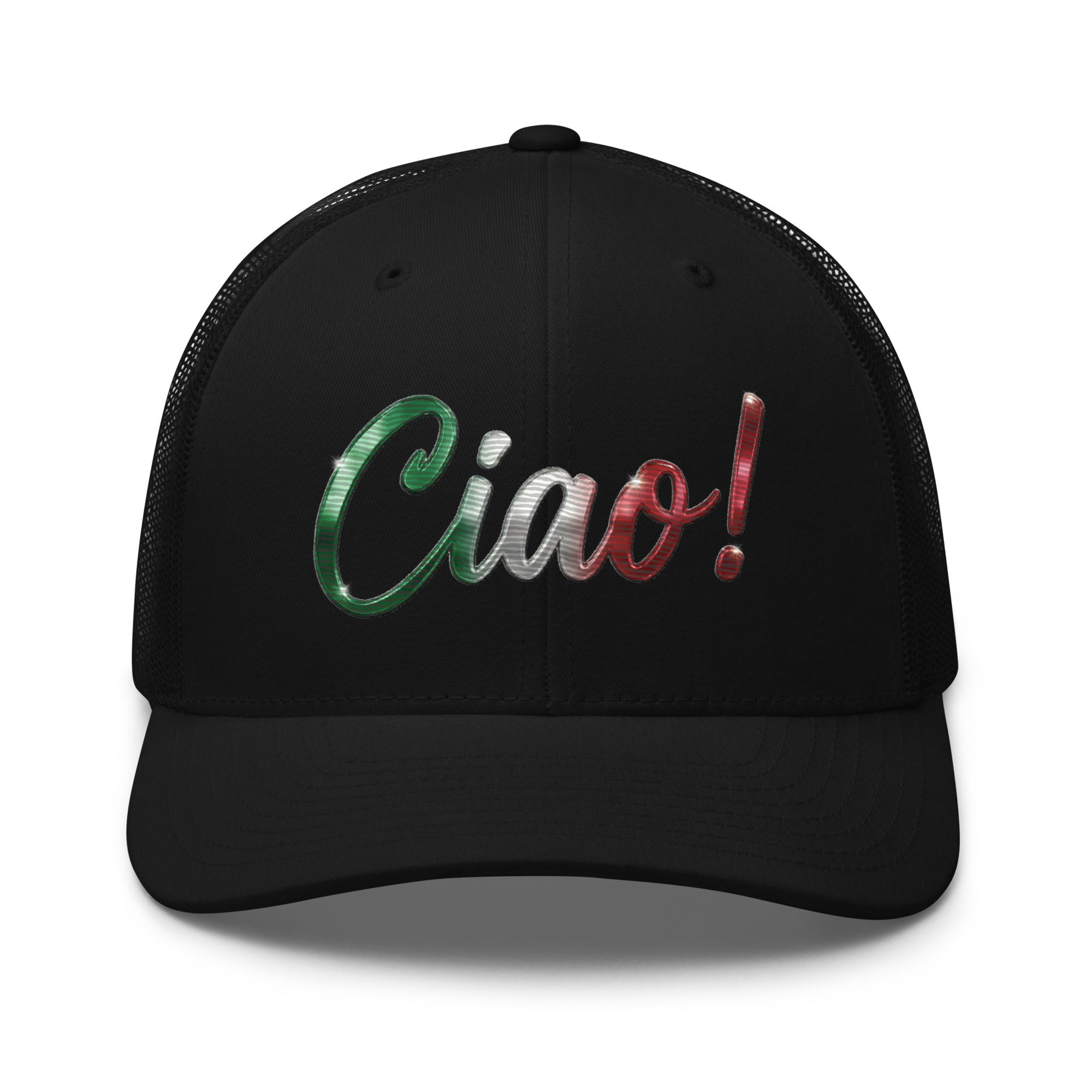 Ciao Curved Baseball Cap (Mesh Back)