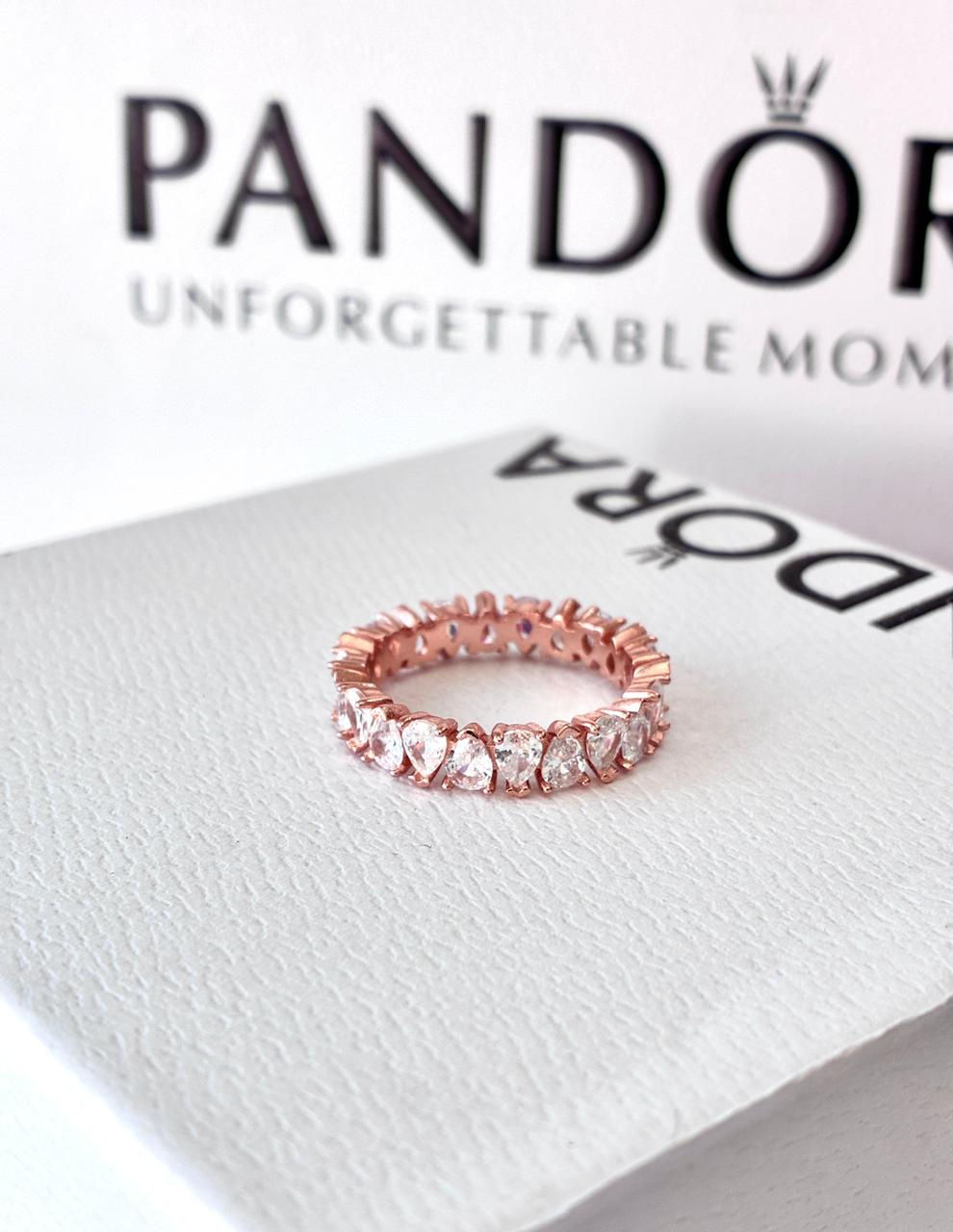 Anillo Churumbela Moissanitas Baño de Oro Rosa