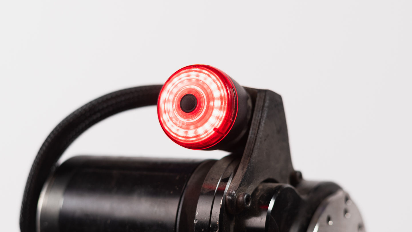 C8 Tail Light mounted to Boardnamics Gear Drive