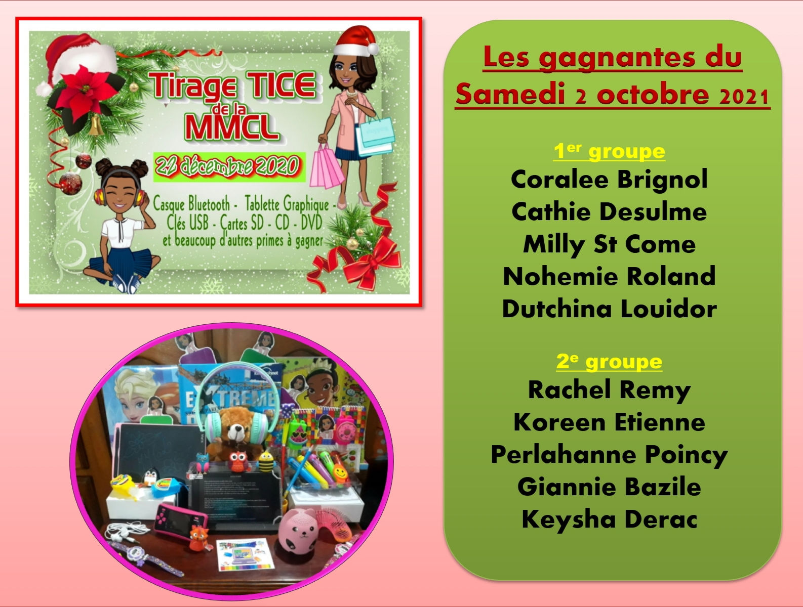 Tirage TICE 2020 - 2021 (qui avait été reporté) - 1ère partie