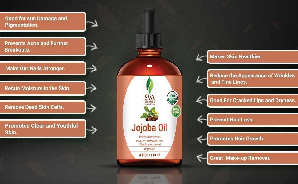 サムネイル： 【幸福暖心】雜貨舖 美國原裝 SVA Organics 有機Jojoba油 純冷壓 USDA 認證 118ml
