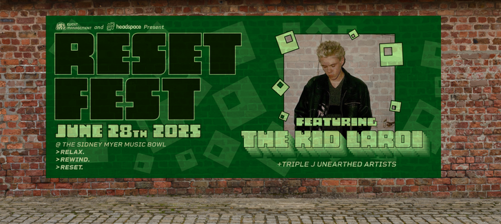 Reset Fest Billboard Street