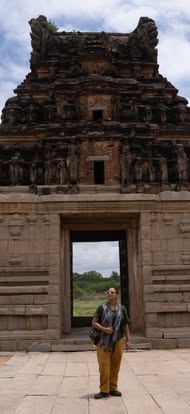 Roshni ali in hampi ancient india artist