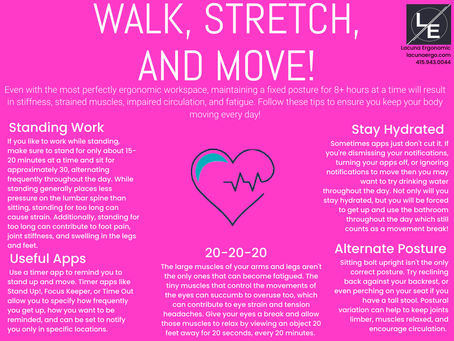 Walk, Stretch, and Move!