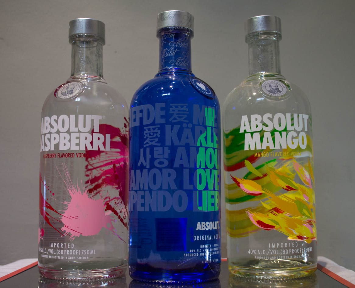 Vodka Absolut (Todos los sabores)
