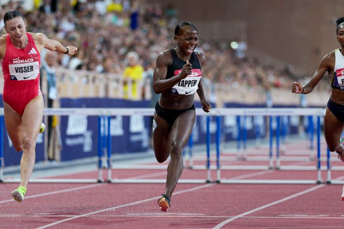 Megan Tapper Claims First Diamond League Win, Equals Personal Best in Monaco