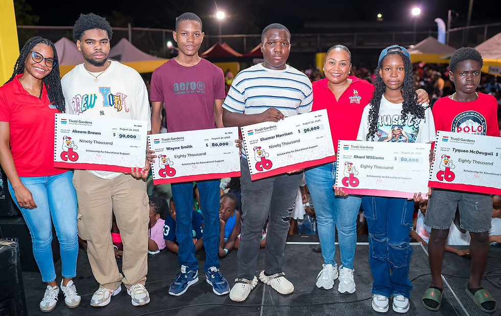 CB Chicken Provides Scholarships at Tivoli Gardens Back-to-School Treat