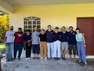 Whole squad with Padres Juan and Jose! They received us for the January retreat