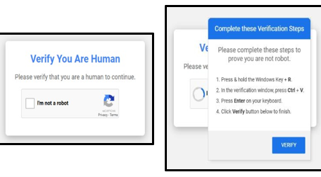 PROJECT: FAKE CAPTCHA - STEALING PERSONAL INFORMATION