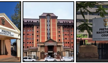 PROJECT: INFRASTRUCTURE COLLAPSE AT SOUTH AFRICAN COURTS