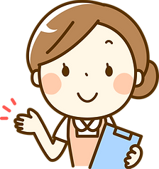 案内する歯科衛生士