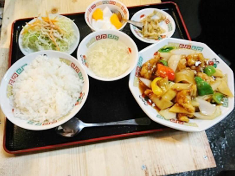 酢豚定食
