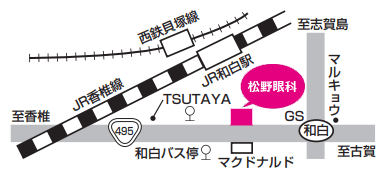 松野眼科map