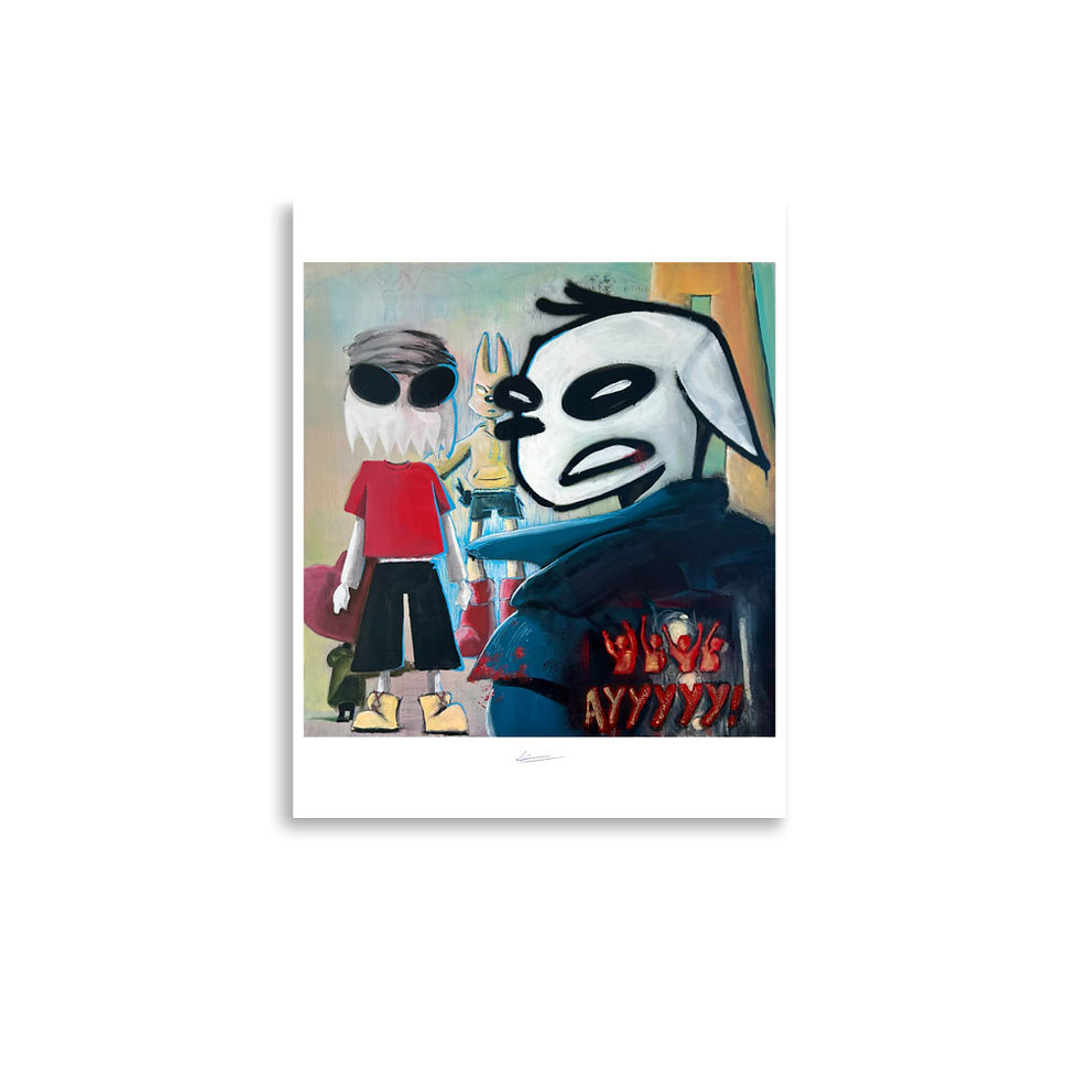 Thumbnail: Smokey (poster of original painting)