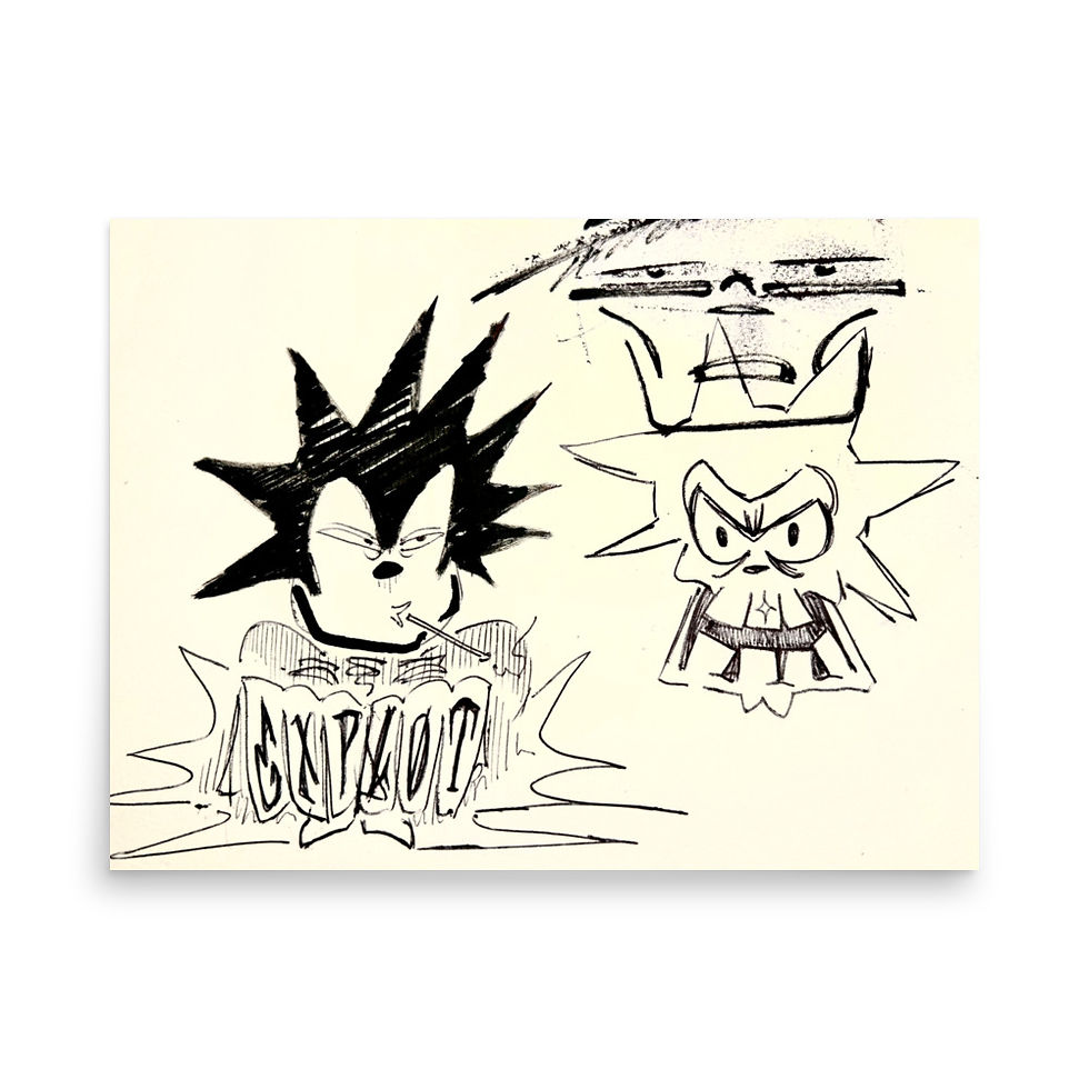 Thumbnail: Exploit (poster of original sketchbook drawing)