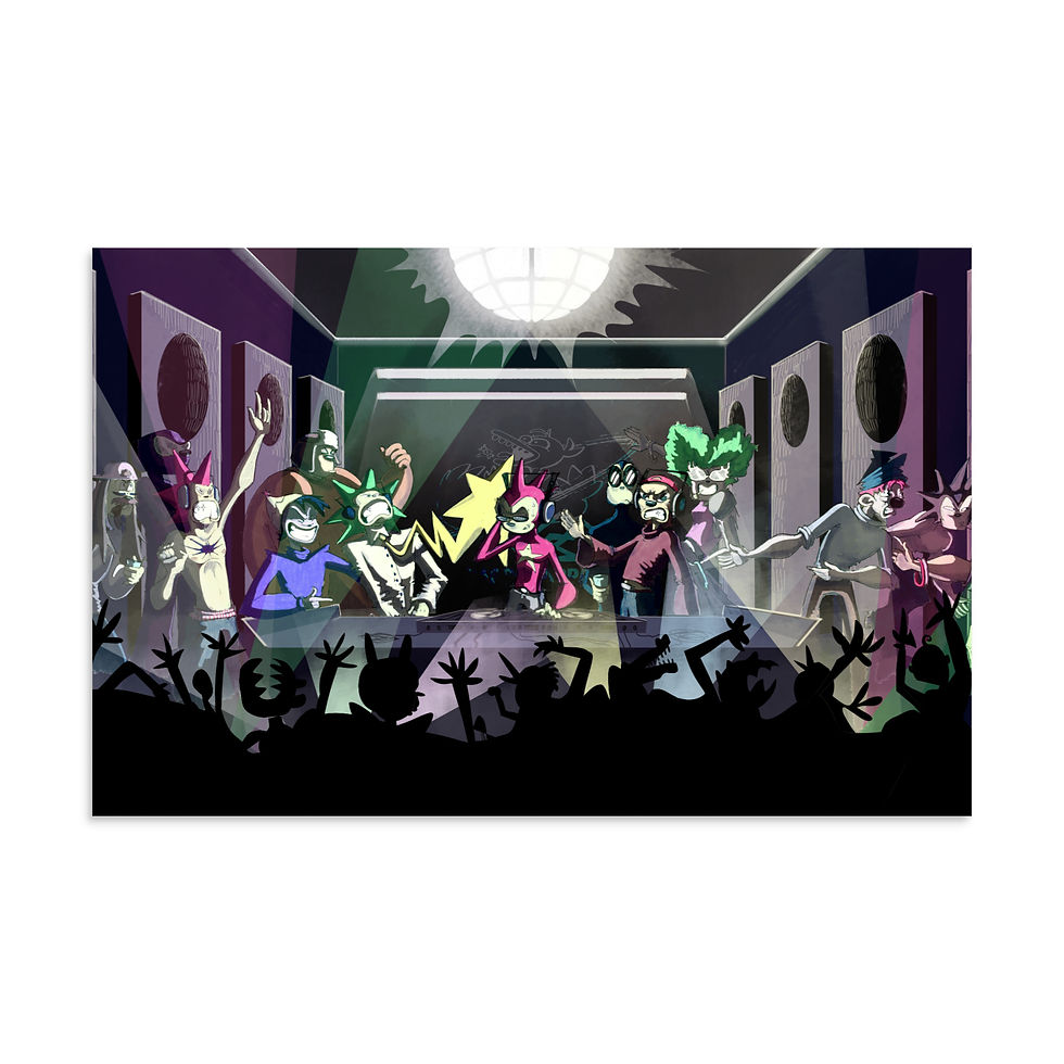 Thumbnail: The Last Dance (poster of original illustration(