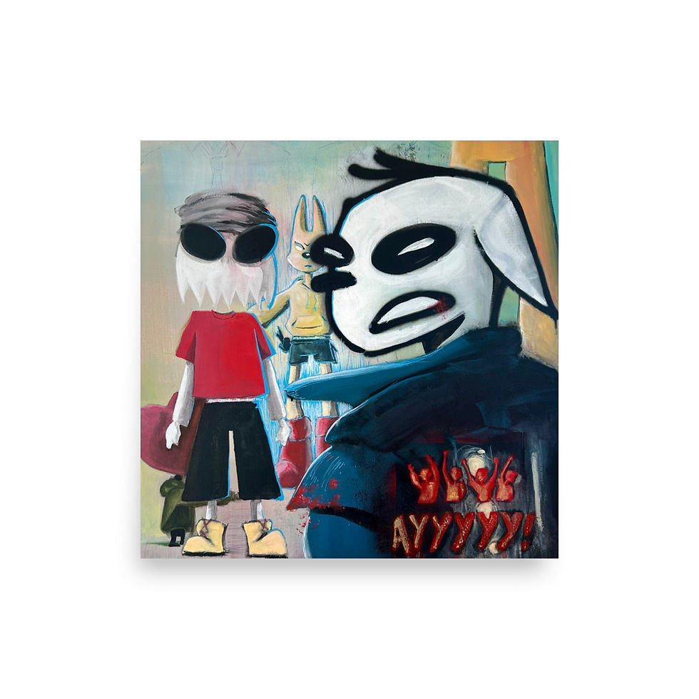 Thumbnail: Smokey (poster of original painting)