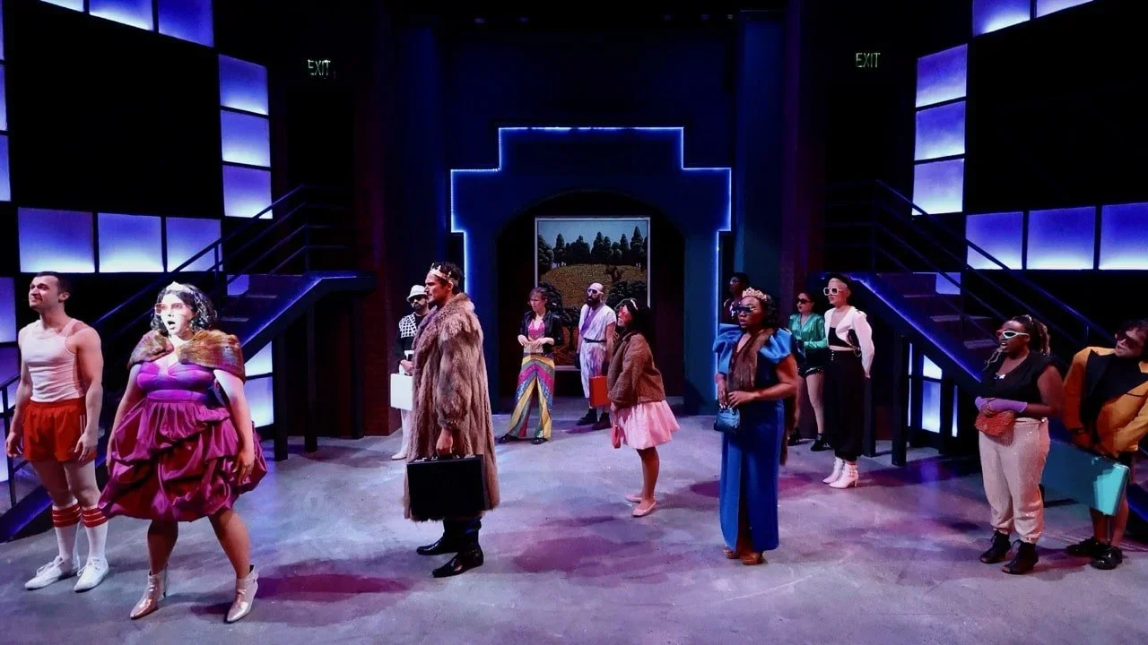 Club-inspired theatricality.