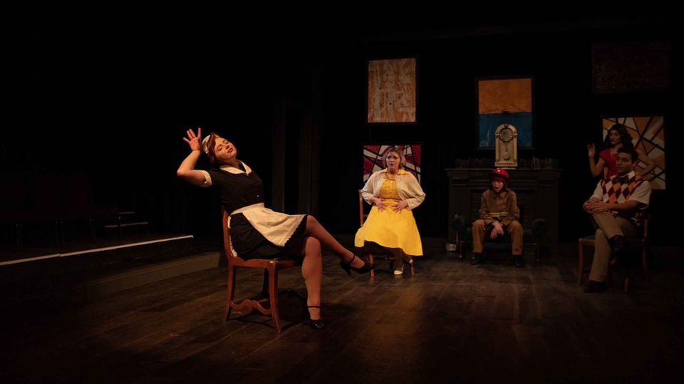 The fractured drawing-room world in performance.