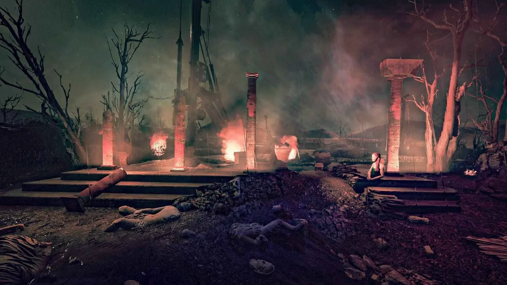 Ashes of the Underworld scenic rendering by Brandon PT Davis