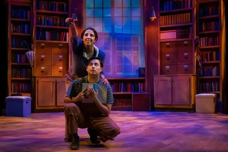 Tomás and the Library Lady scenic design