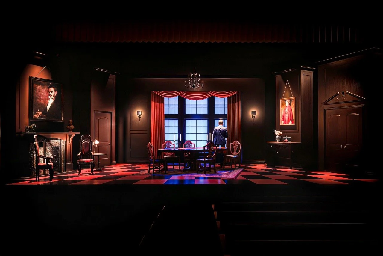 An Inspector Calls scenic rendering by Brandon PT Davis