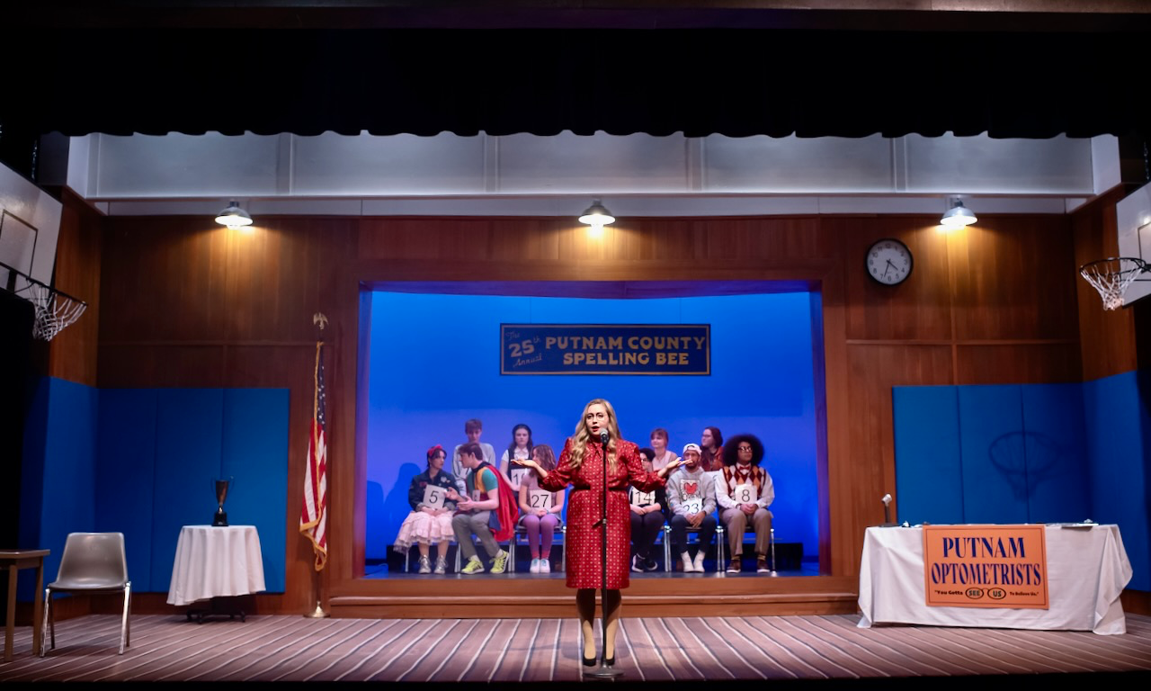 The 25th Annual Putnam County Spelling Bee scenic design