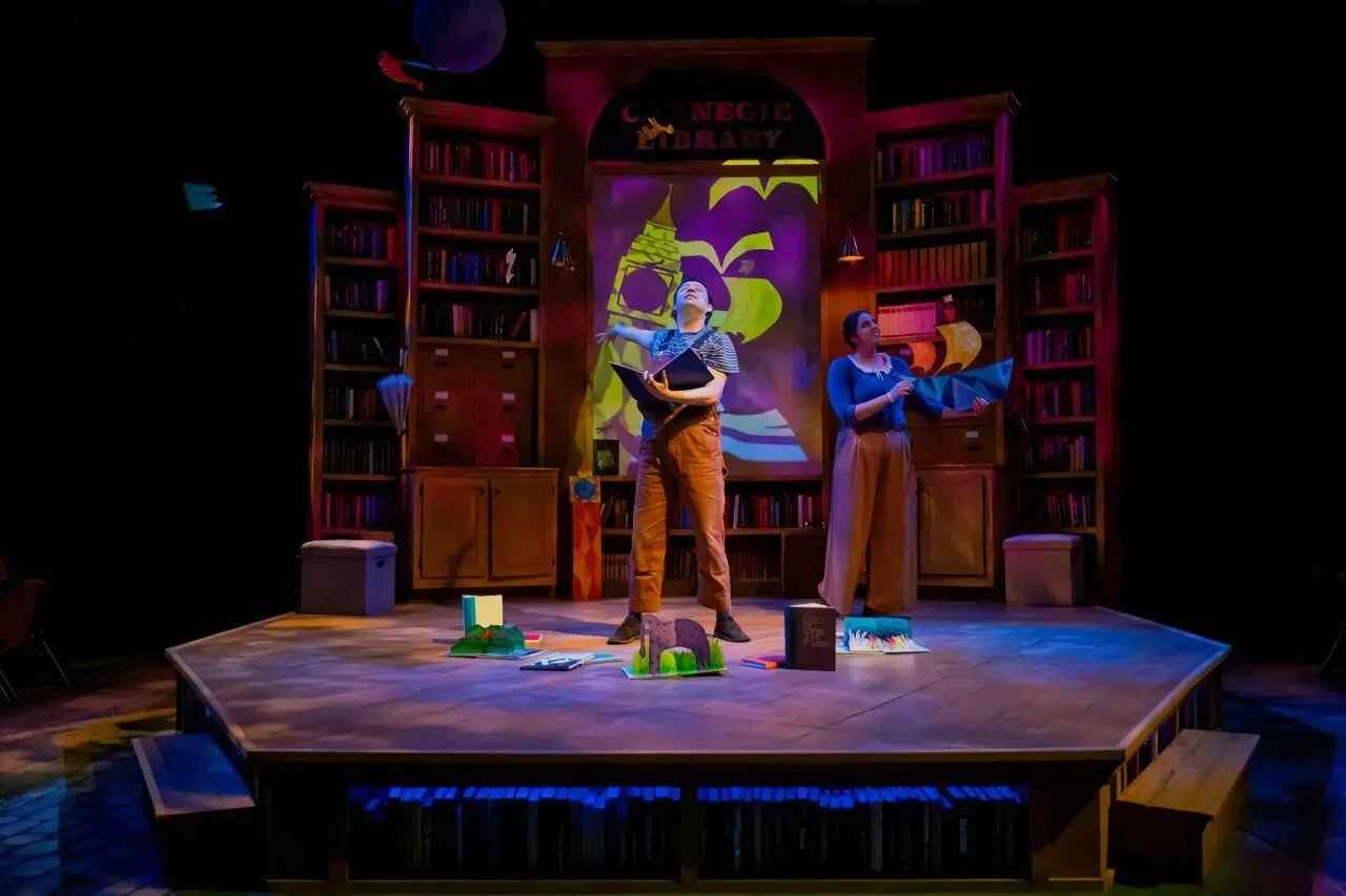 Full-stage view of the complete theatrical environment.