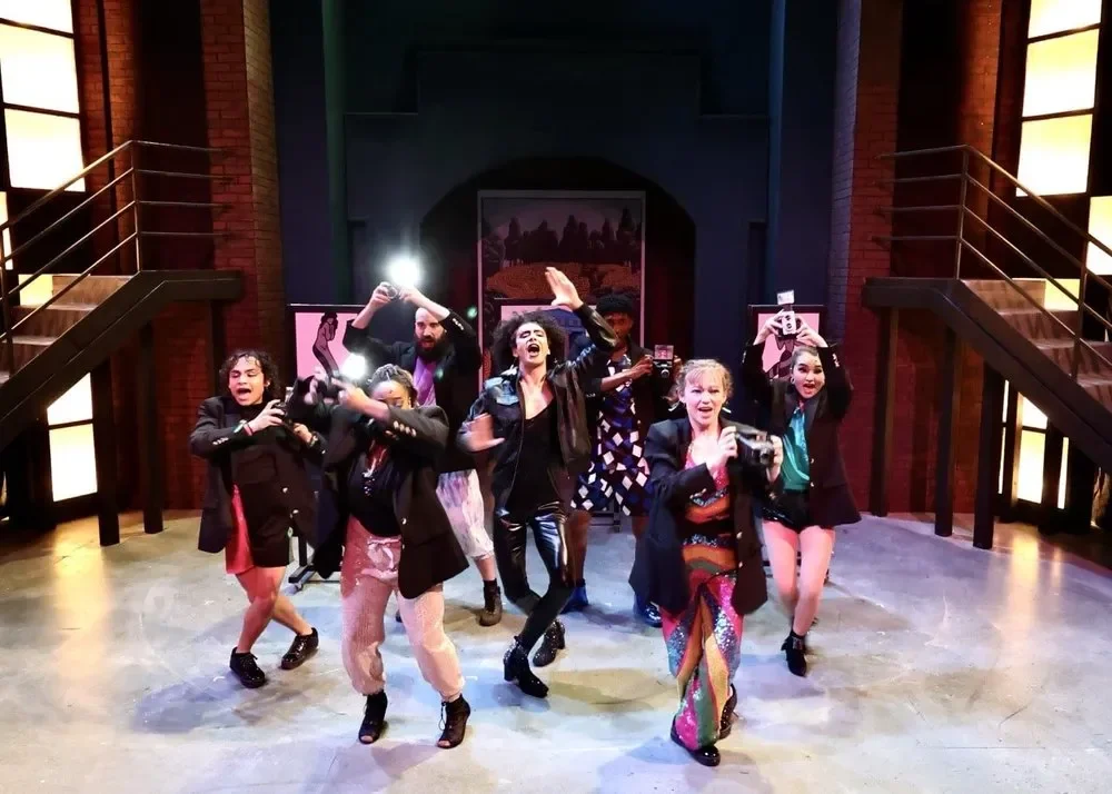 Head Over Heels scenic design