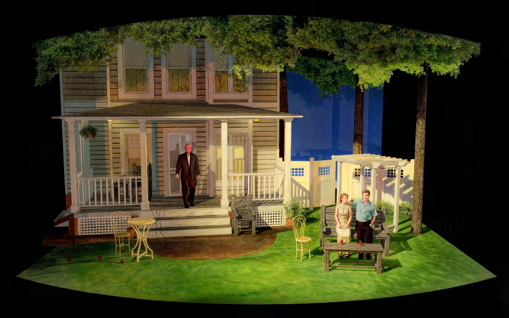 All My Sons scenic rendering by Brandon PT Davis