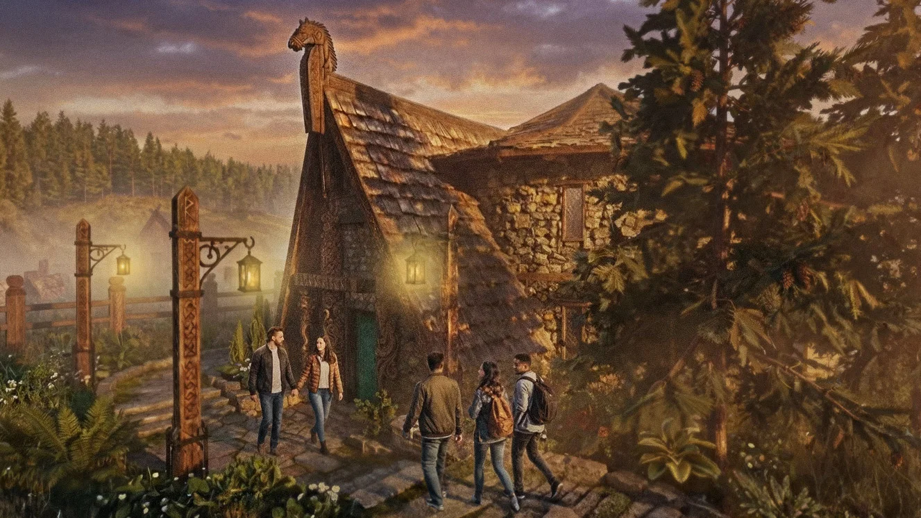 The Northwind Mare Tavern scenic rendering by Brandon PT Davis