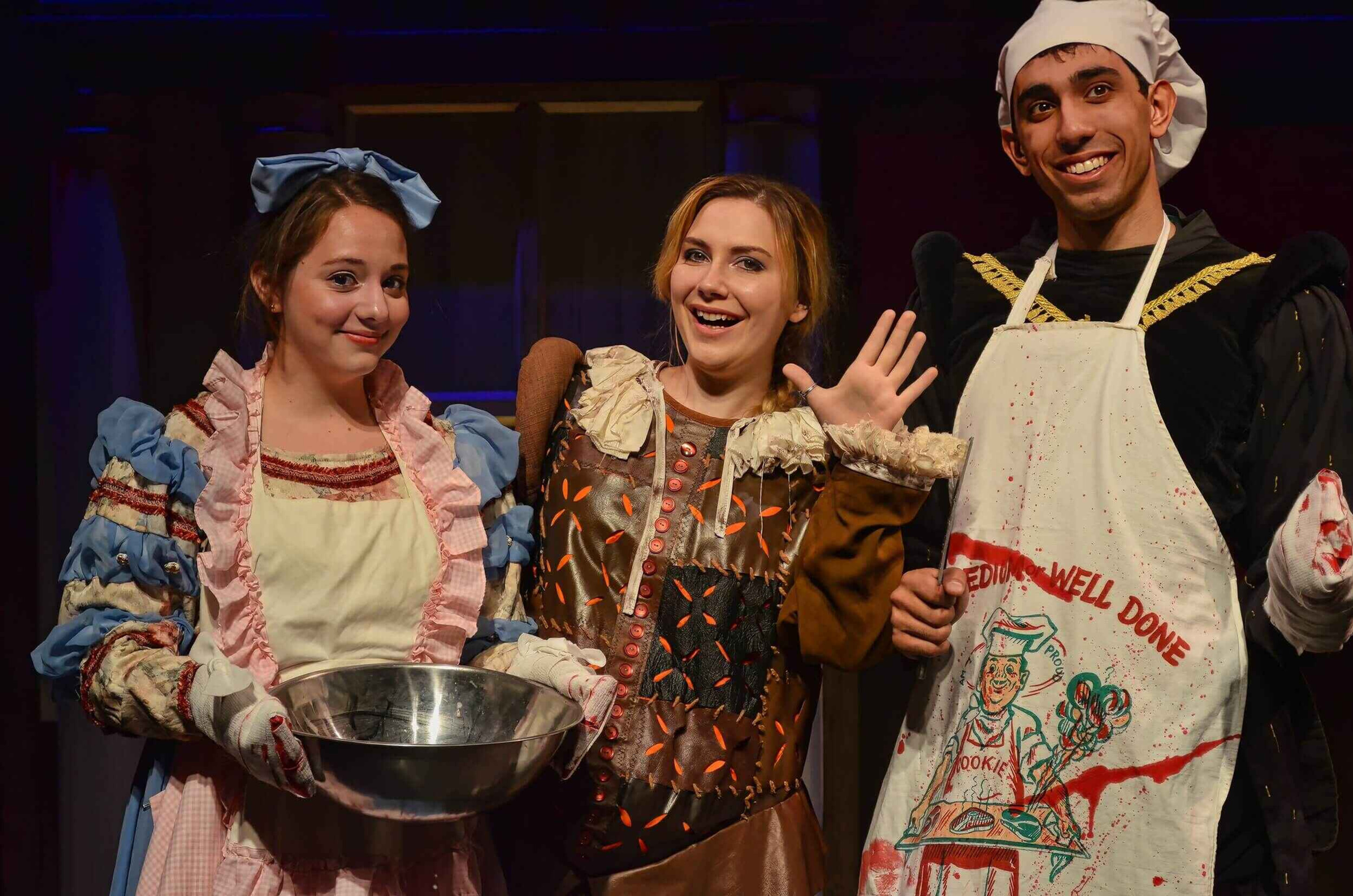 The Complete Works of William Shakespeare (abridged) scenic design