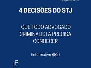 Informativo 882 do STJ comentado