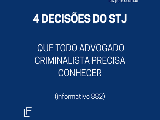 Informativo 882 do STJ comentado