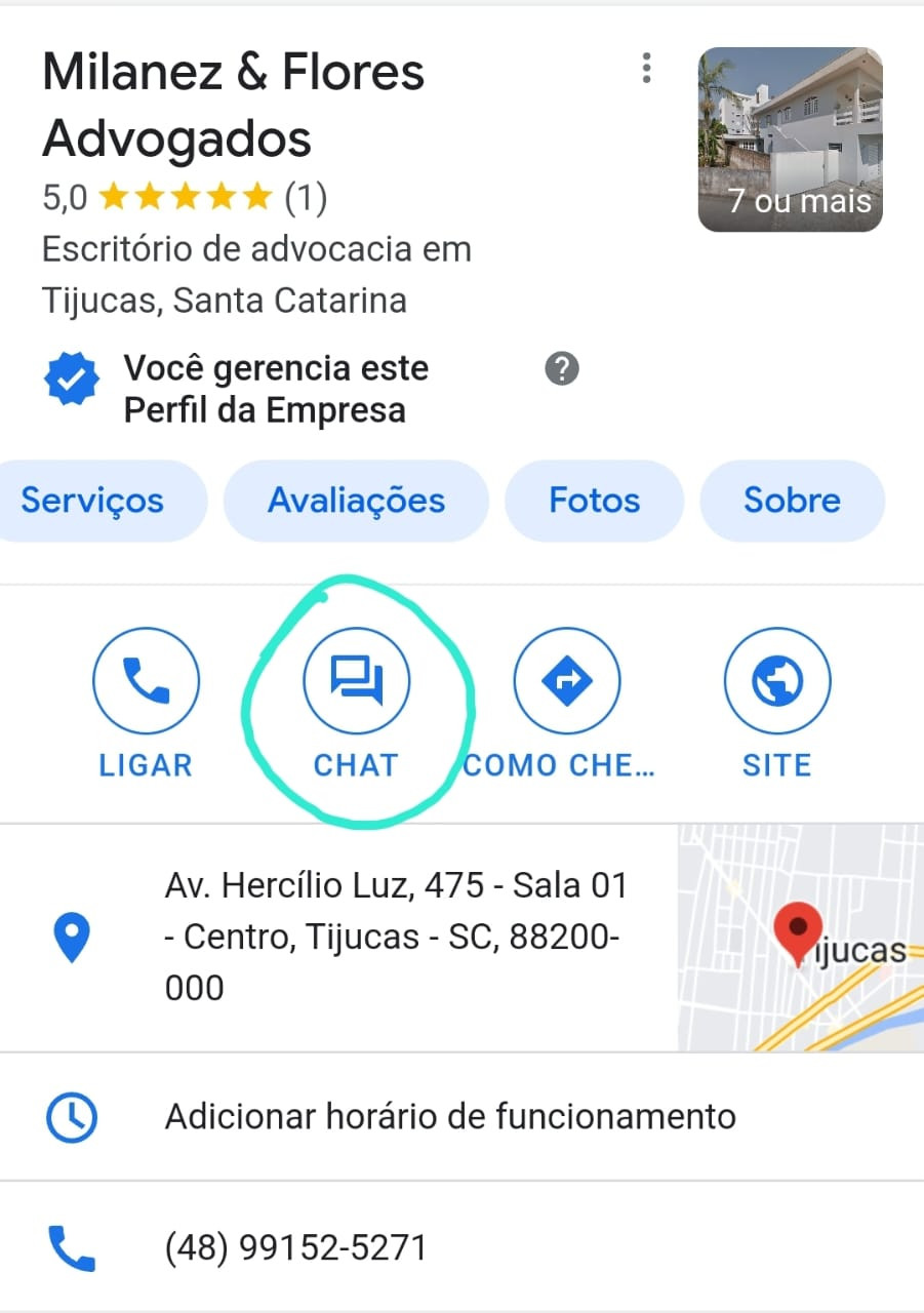 google meu negócio para advogados