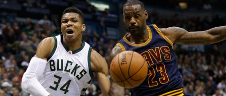 Mar 23 NBA Action: Milwaukee Bucks @ Cleveland Cavaliers