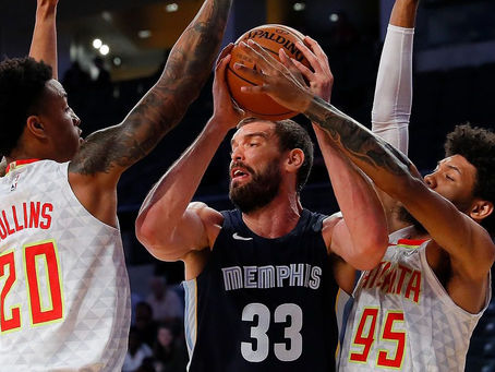 Oct 19 NBA Action: Atlanta Hawks @ Memphis Grizzlies