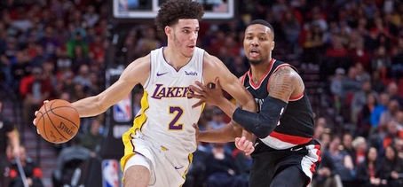 Oct 18 NBA Action: LA Lakers @ Portland Trail Blazers